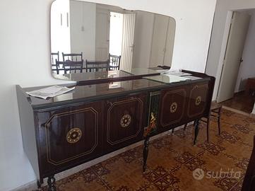 Mobile Credenza con specchio antica