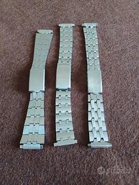 lotto 3 bracciali anse mobili 17/22 mm