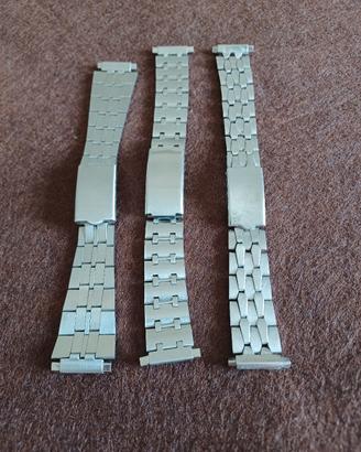 lotto 3 bracciali anse mobili 17/22 mm