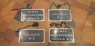 Cartelli  d'epoca caldaia