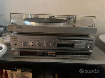 Stereo Sony giradischi Hi-Fi modulare  1983-1985