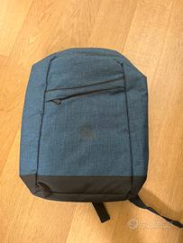 Zaino blu in tessuto