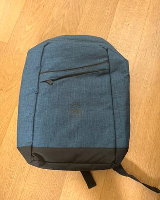 Zaino blu in tessuto