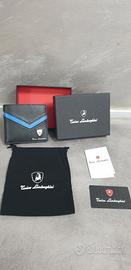 Portafogli Uomo Tonino Lamborghini Originale BLU