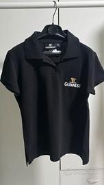 Polo nera Guinness,  tg.M