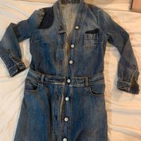 Alexander McQueen Belted Denim Mini Dress IT40