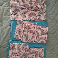 set 2 lenzuola e copriletti singolo