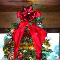 puntale per albero fatto a mano!🎄⭐️