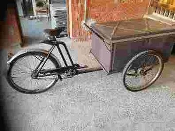 bici triciclo con cassone anno 1963