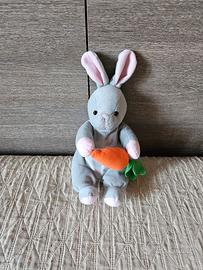 Pupazzo Peluche coniglio pasquale con carota Pitt