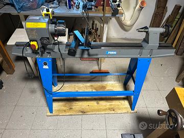 Tornio da legno Fervi 0751 + mandrino