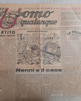 L'Uomo Qualunque N. 26 (15 agosto 1945)Fine Guerra
