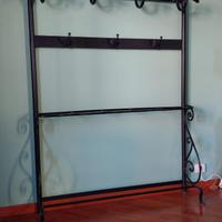 Appendiabiti in ferro battuto