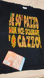 t-shirt e biglietto tour Pino Daniele 1995