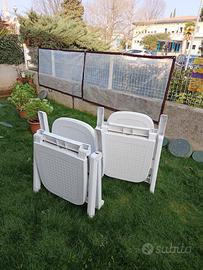 Coppia sdraio -lettino