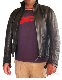 GIACCA MOTO DAINESE SPORT PELLE NERA