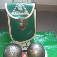 bocce con boccino e borsa custodia
