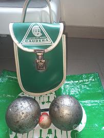 bocce con boccino e borsa custodia