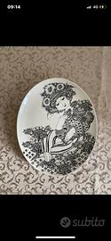 Piatto Rosenthal La Paloma anni 79 Bjorn Wiinblad