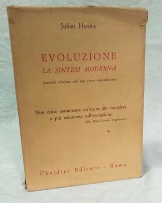 EVOLUZIONE LA SINTESI MODERNA  di Julian Huxley