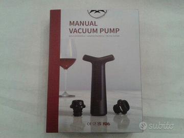 SET POMPA MANUALE SOTTOVUOTO SALVAVINO