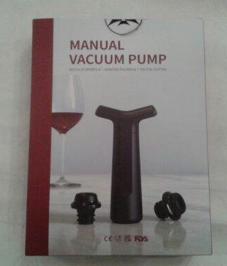 SET POMPA MANUALE SOTTOVUOTO SALVAVINO
