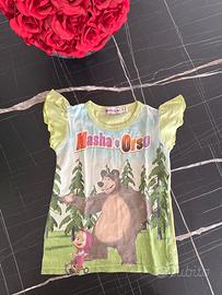 Maglietta bambini Masha e Orso 1/2 anni