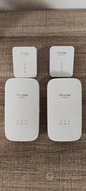 4 Combo Powerline Extender WiFi Tp-link D-link 