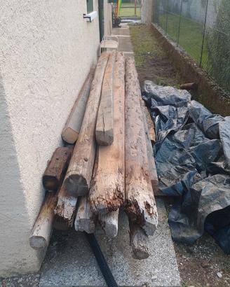 travi di legno 