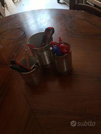 portapenne in alluminio reciclato in 3 grandezze 