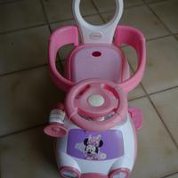 Macchinina cavalcabile primipassi 4 in 1 Minnie
