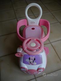 Macchinina cavalcabile primipassi 4 in 1 Minnie