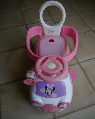 Macchinina cavalcabile primipassi 4 in 1 Minnie