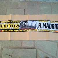 Sciarpa Finale Champions L. Juventus-Real Madrid