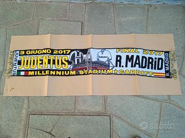 Sciarpa Finale Champions L. Juventus-Real Madrid