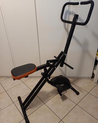 Totale body crunch  con cyclette 