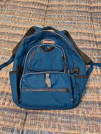 Zaino multiuso Seven blu multitasche 