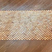 Tappeto doccia in teak pieghevole