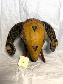 Maschera Ariete Baulè, Costa d'Avorio, XX secolo