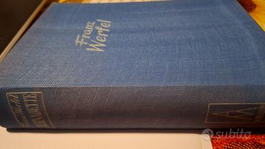 Libro vintage Bernadette di Franz Werfel