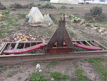 putrella livella attrezzo per trattore 