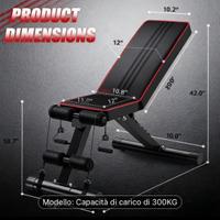 Panca piana regolabile