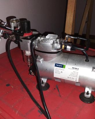 Aerografo con compressore