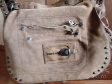 Borsa replay di pelle