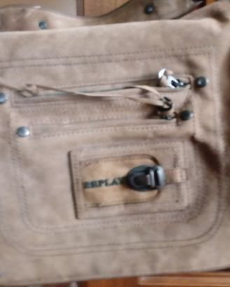 Borsa replay di pelle