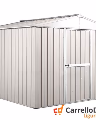 Box porta attrezzi in lamiera 276x260 bianco