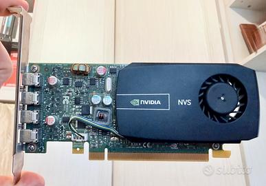 NVIDIA NVS 510 2GB GDDR3 – Supporto 4 Monitor 4K