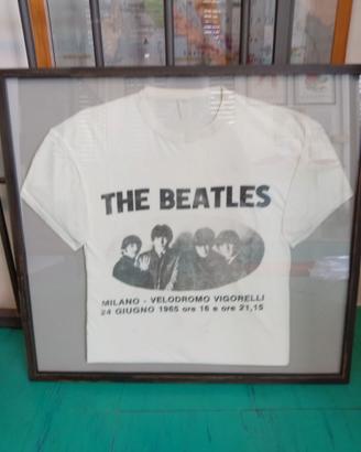 T-Shirt Originale Tour Italiano Beatles 1965
