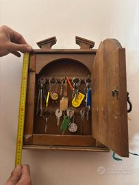 cassetta portachiavi in legno