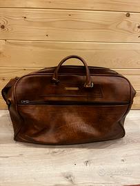 borsone da viaggio vintage in vera pelle